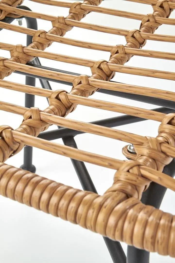 Scaun Halmar K401 (Black/Natural)