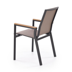 Scaun de gradina Halmar Fierro (Grey/Black) Thumb