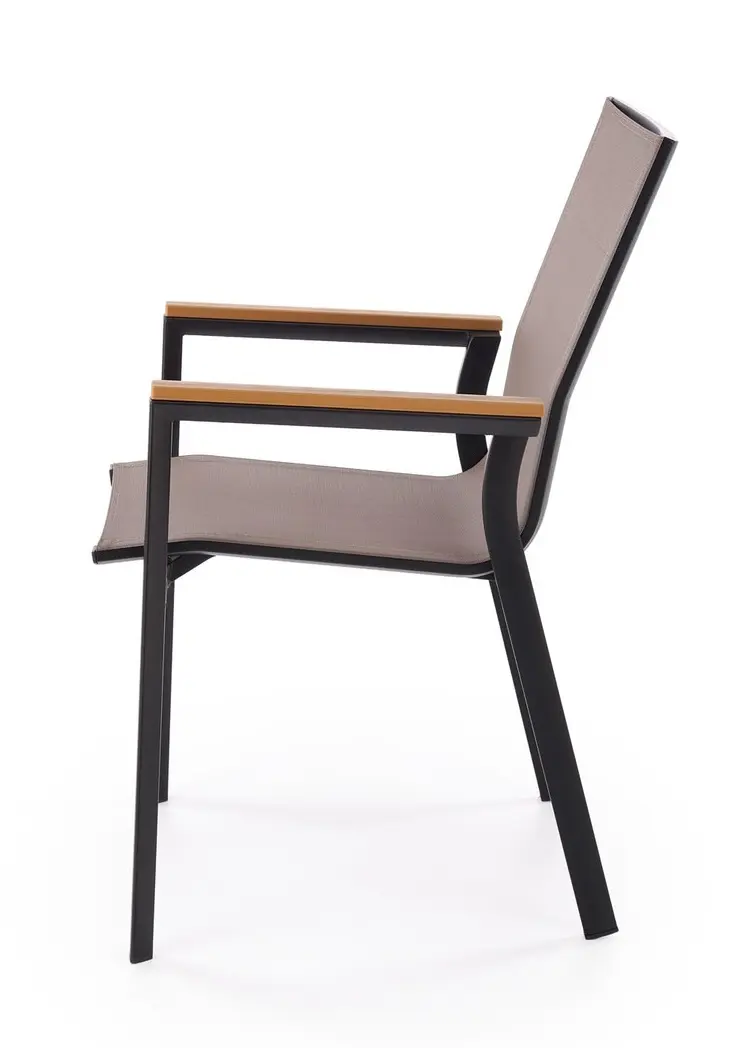 Scaun de gradina Halmar Fierro (Grey/Black)