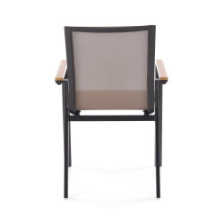 Scaun de gradina Halmar Fierro (Grey/Black) Thumb