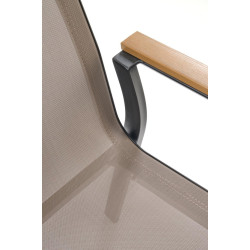 Scaun de gradina Halmar Fierro (Grey/Black) Thumb