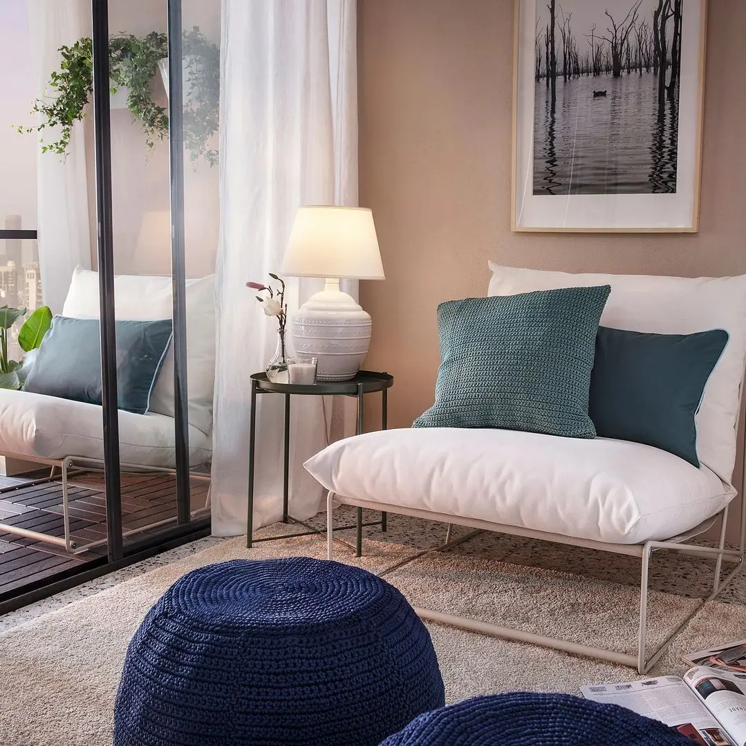 Fotoliu Ikea Havsten 83cm (Bej)