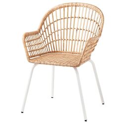 Scaun Ikea Nilsove (Ratan/Alb) Thumb