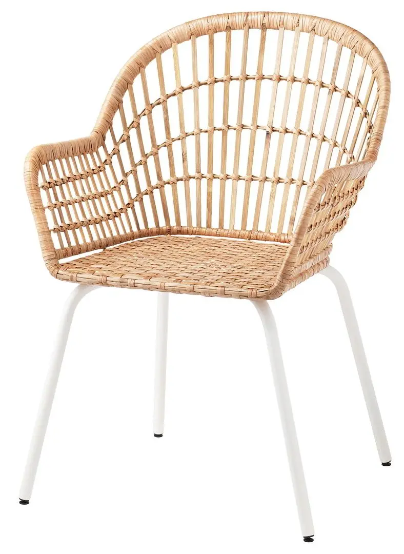 Scaun Ikea Nilsove (Ratan/Alb)