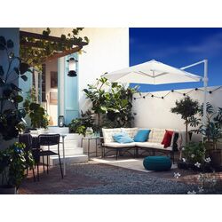 Sectiune de gradina Ikea Jutholmen 1-loc (Gri-Maro Inchis) Thumb