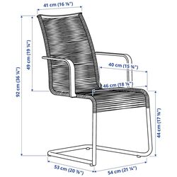 Scaun de gradina Ikea Vasman (Maro) Thumb