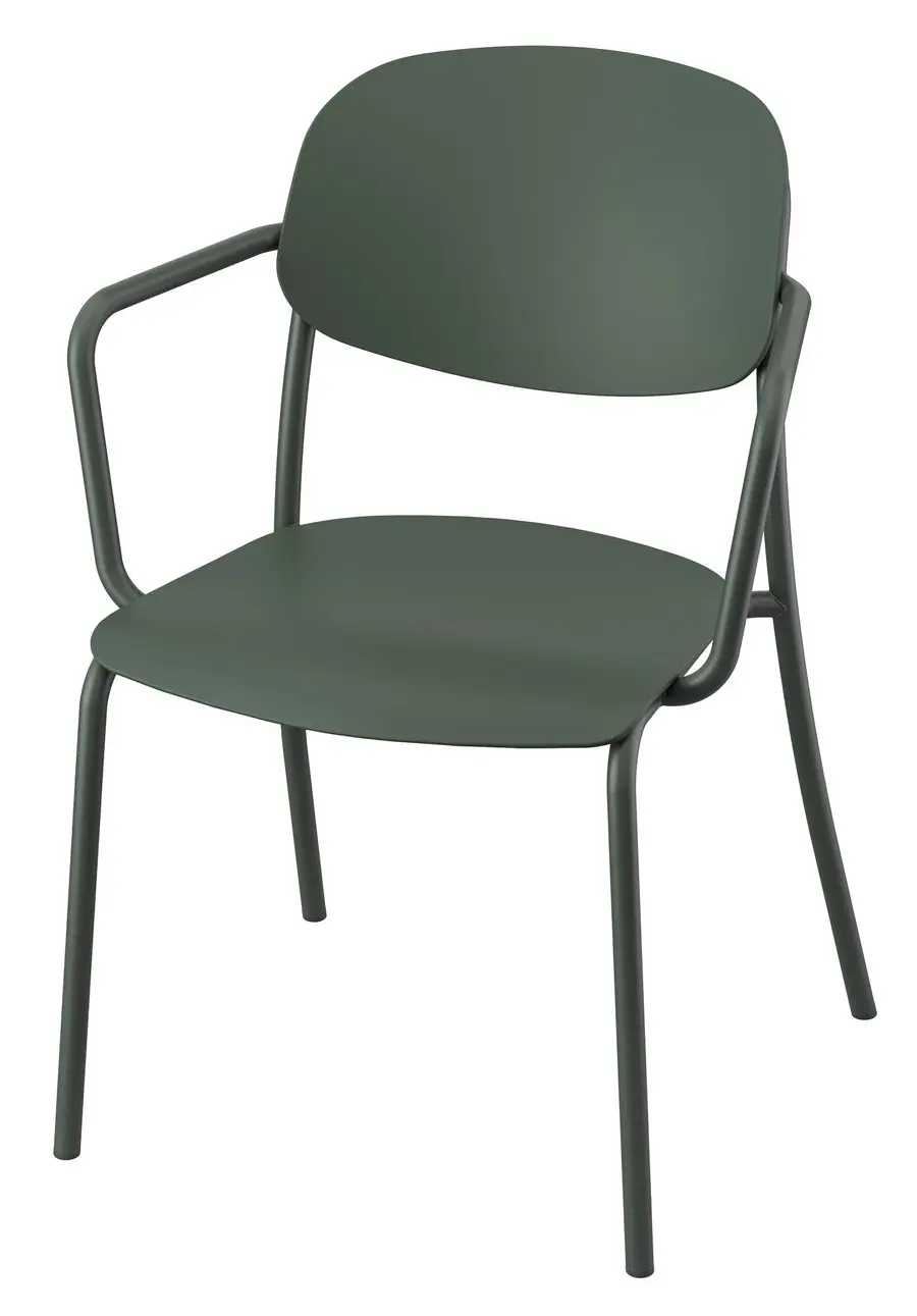 Scaun de gradina Ikea Visingso (Verde inchis) - 2