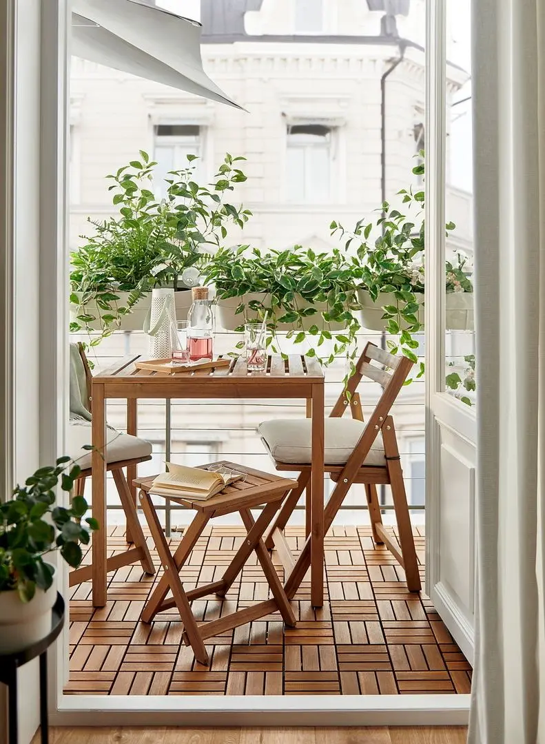 Scaun pliabil Ikea Nammaro (Maro Deschis Vopsit)