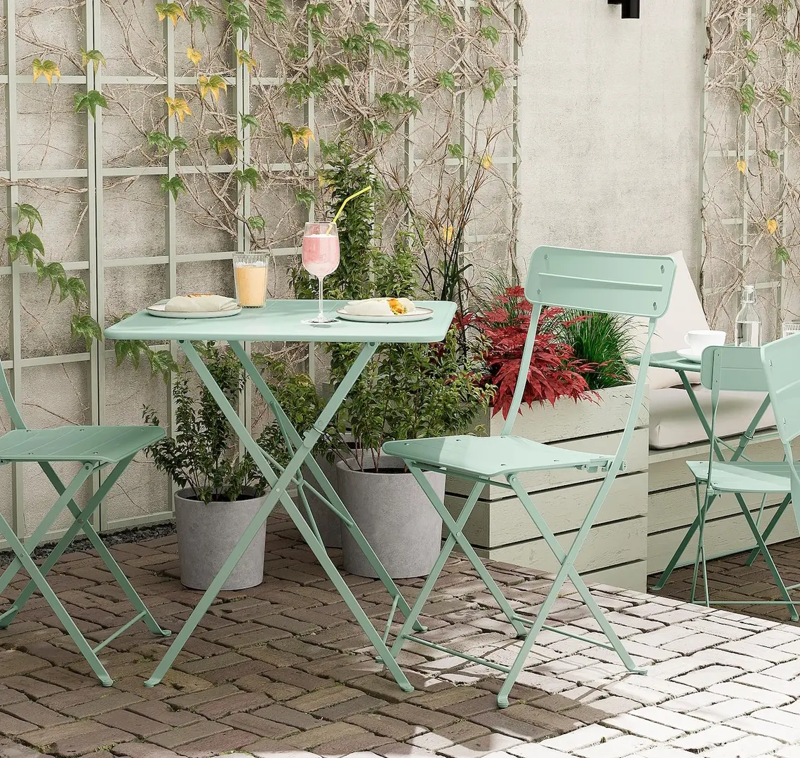 Складной стул Ikea Sundso (Светло-зеленый)