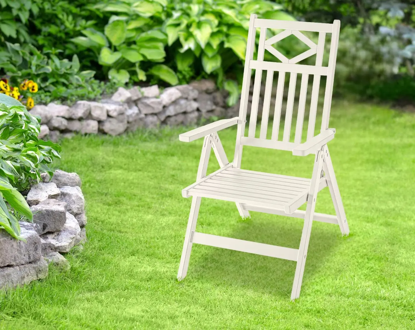 Стул Ikea Bondholmen регулируемый (Бело-Бежевый)