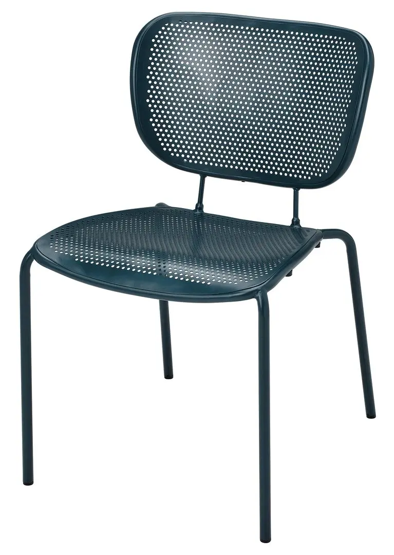 Scaun Ikea Duvskar (Negru-Albastru)