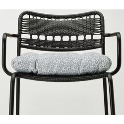 Scaun Ikea Lacko cu brate (Gri Inchis/Klosan Albastru) Thumb