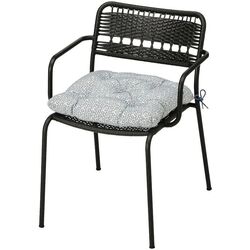 Scaun Ikea Lacko cu brate (Gri Inchis/Klosan Albastru)