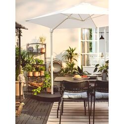 Scaun Ikea Lacko cu brate (Gri Inchis/Klosan Albastru) Thumb