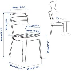 Scaun Ikea Norrmanso (Bej/Acacia) Thumb