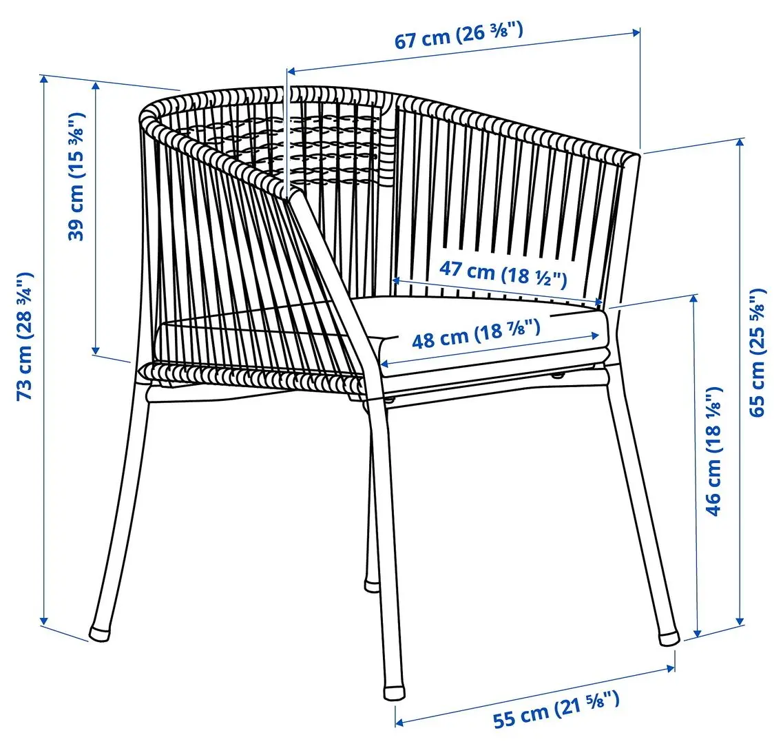 Scaun Ikea Segeron (Alb/Bej/Froson/Duvholmen Bej)