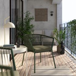 Стул Ikea Segeron (Темно-зеленый/Фросон/Дувхольмен Темно-бежево-зеленый) Thumb