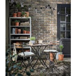 Scaun Ikea Tarno pliant (Negru/Maro Deschis) Thumb