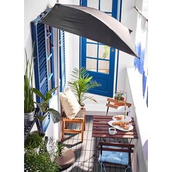 Scaun Ikea Tarno pliant (Negru/Maro Deschis) Thumb