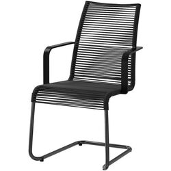 Scaun Ikea Vasman cu brate (Negru)