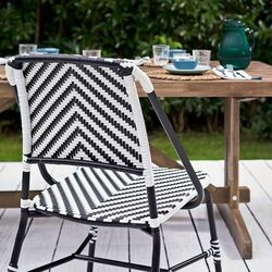 Scaun Ikea Vassholmen (Negru/Alb) Thumb