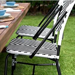 Scaun Ikea Vassholmen (Negru/Alb) Thumb