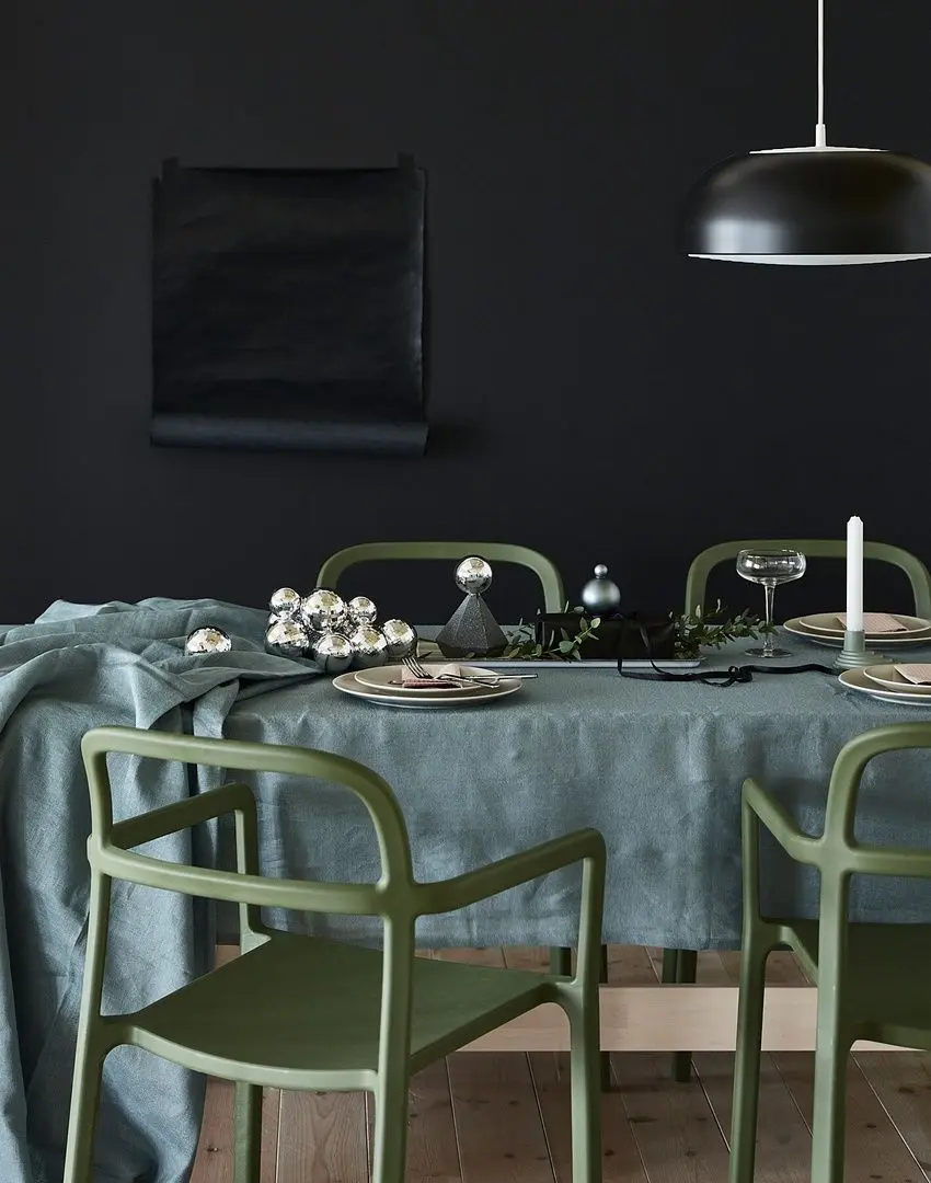 Scaun Ikea Ypperlig cu brate (Verde)