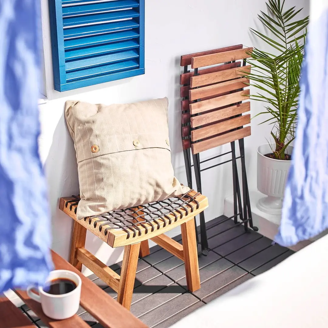 Taburet Ikea Stackholmen 48x35x43 (Maro Deschis)