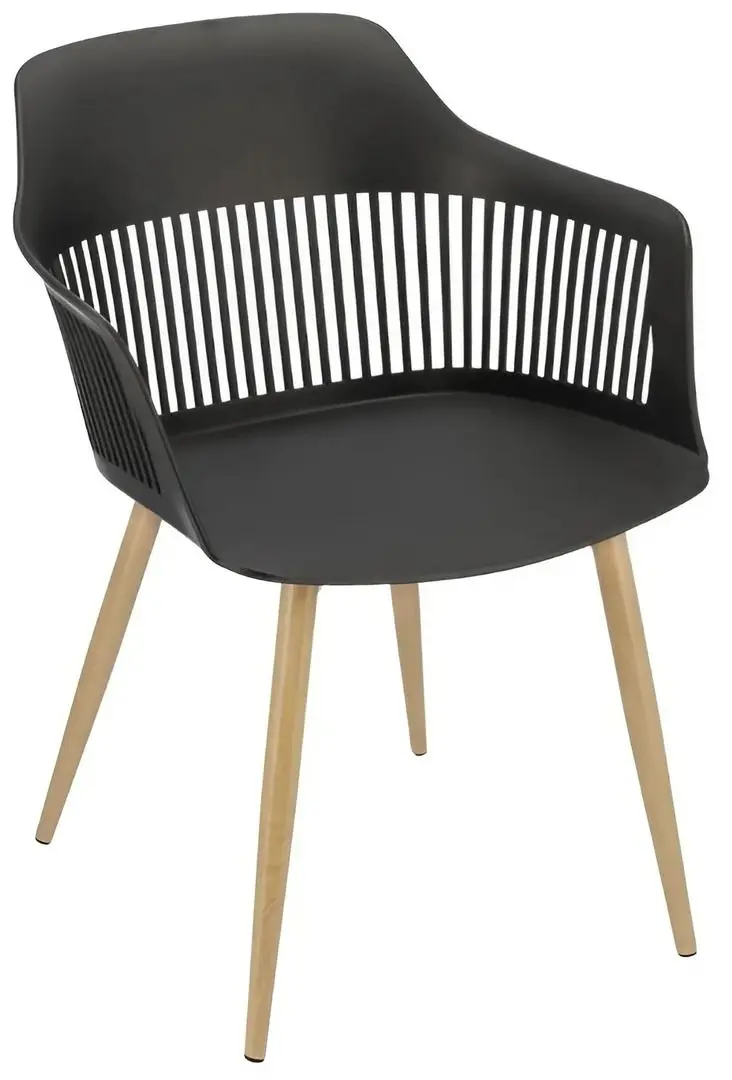 Scaun de gradina Jumi Cornido (Black/Natural)