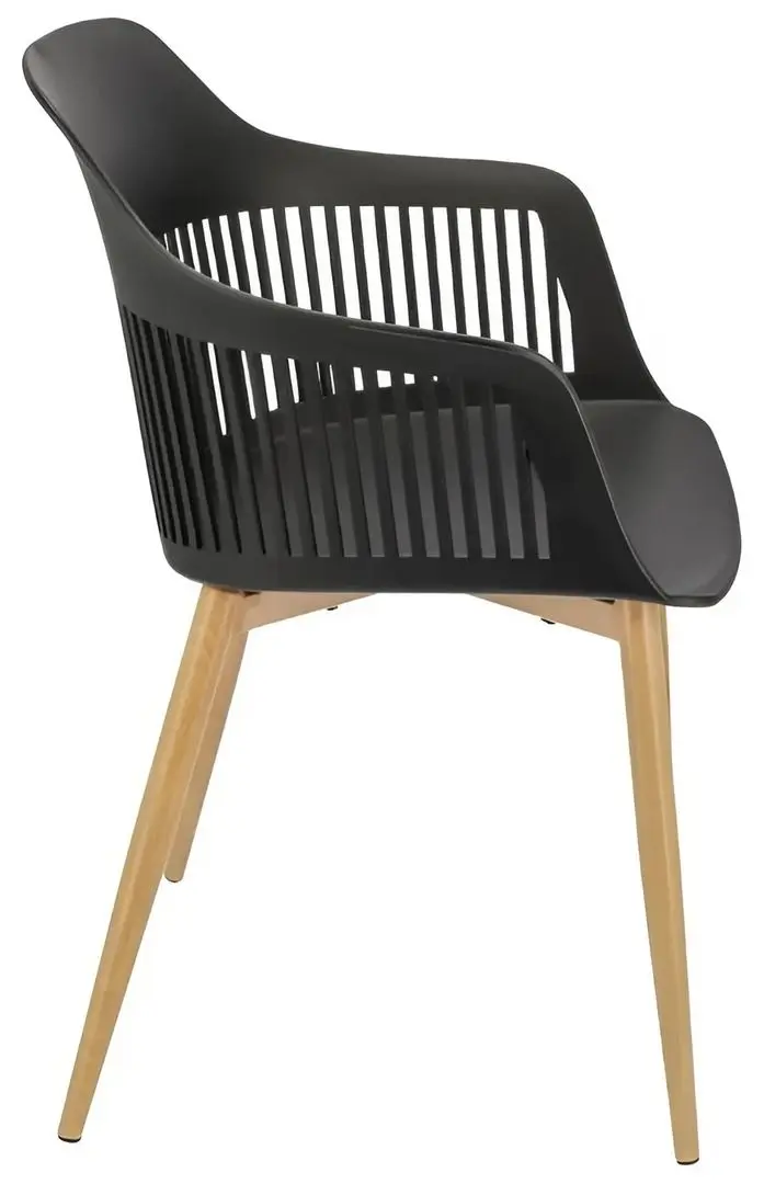 Scaun de gradina Jumi Cornido (Black/Natural)