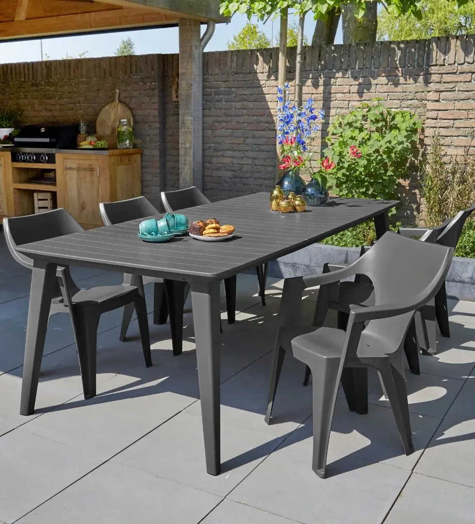 Scaun de gradina Keter Dante Low (Graphite)