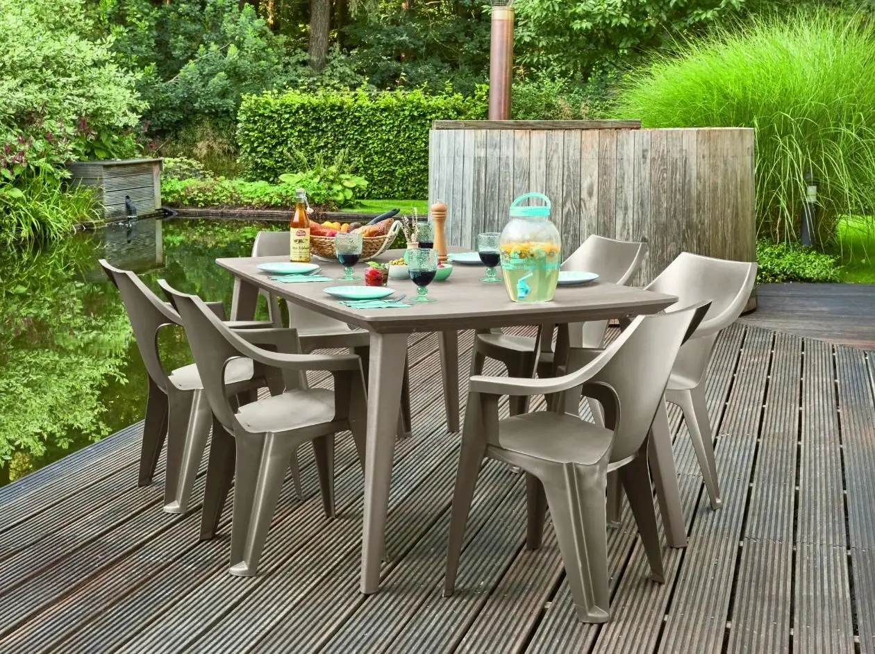 Стул Keter Dante Low Back (Cappuccino)