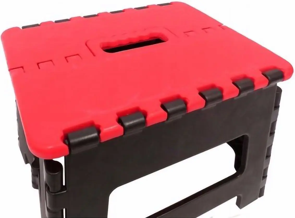 Taburet pliabil Kraft&Dele Professional KD10749 (Black/Red) - 4