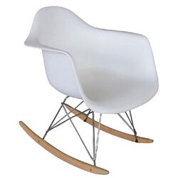 Кресло-качалка Mobhaus Bedver (White/Beech)