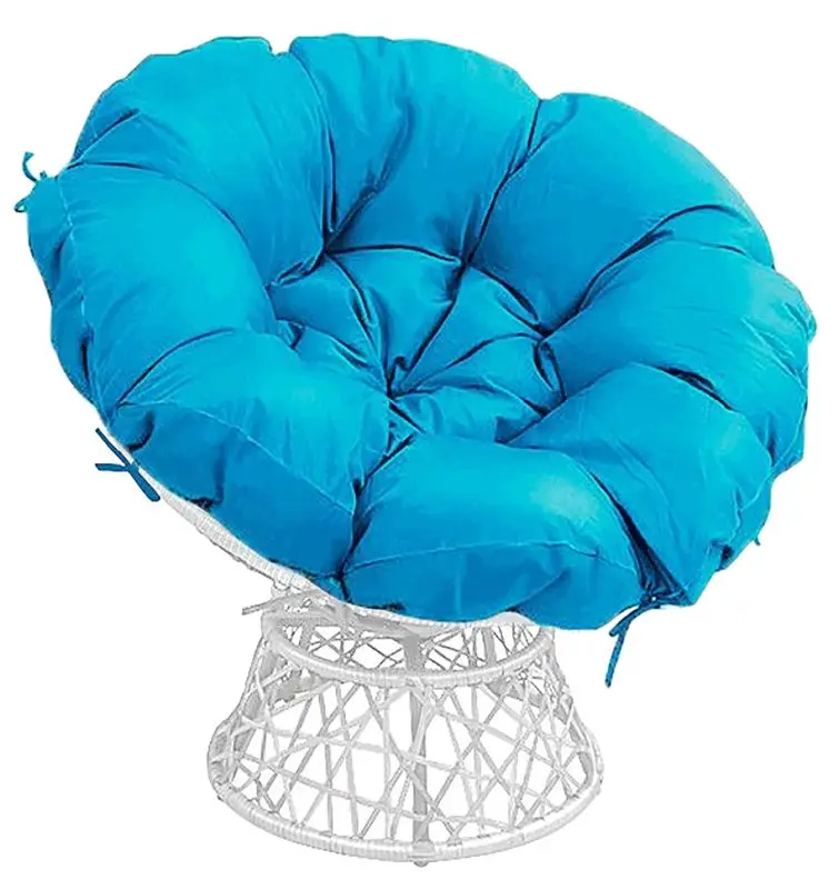 Кресло Mobhaus Triss Big (Blue/White)