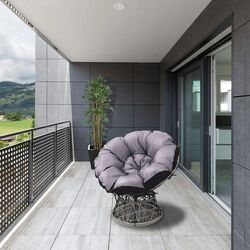 Кресло Mobhaus Triss (Gray/Black) Thumb