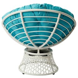 Кресло Mobhaus Triss (White/Petrol Blue) Thumb