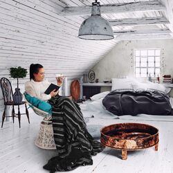 Кресло Mobhaus Triss (White/Petrol Blue) Thumb