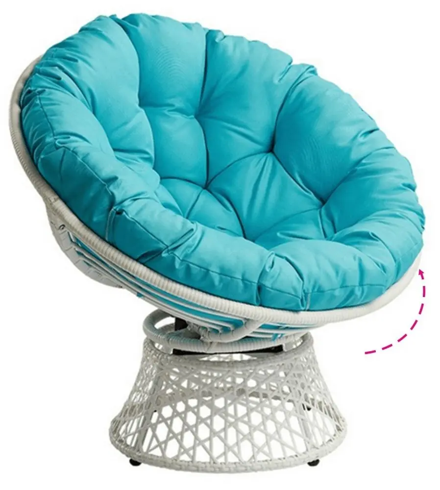 Кресло Mobhaus Triss (White/Petrol Blue) - 3