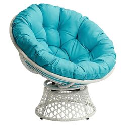 Кресло Mobhaus Triss (White/Petrol Blue)