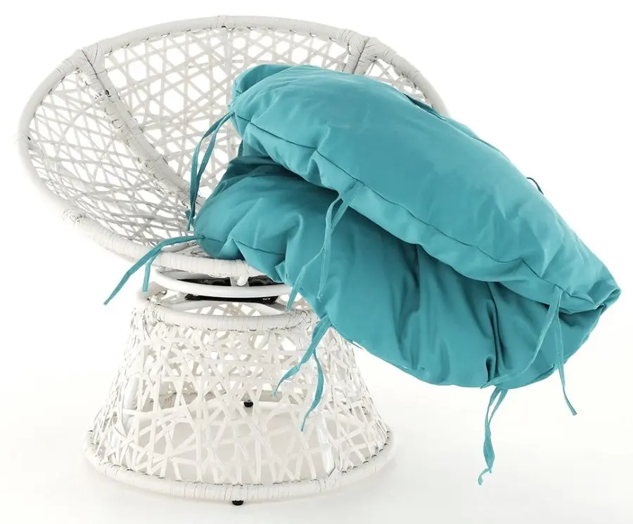 Кресло Mobhaus Triss (White/Petrol Blue) - 11