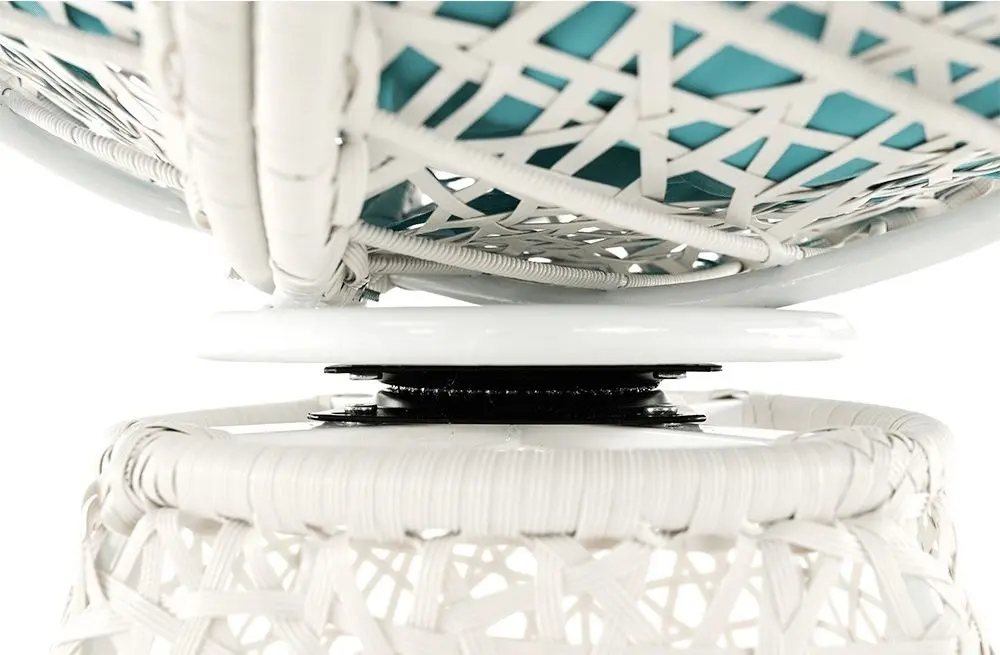 Кресло Mobhaus Triss (White/Petrol Blue) - 8