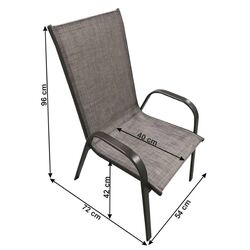 Scaun de gradina Mobhaus Aldera (Brown) Thumb