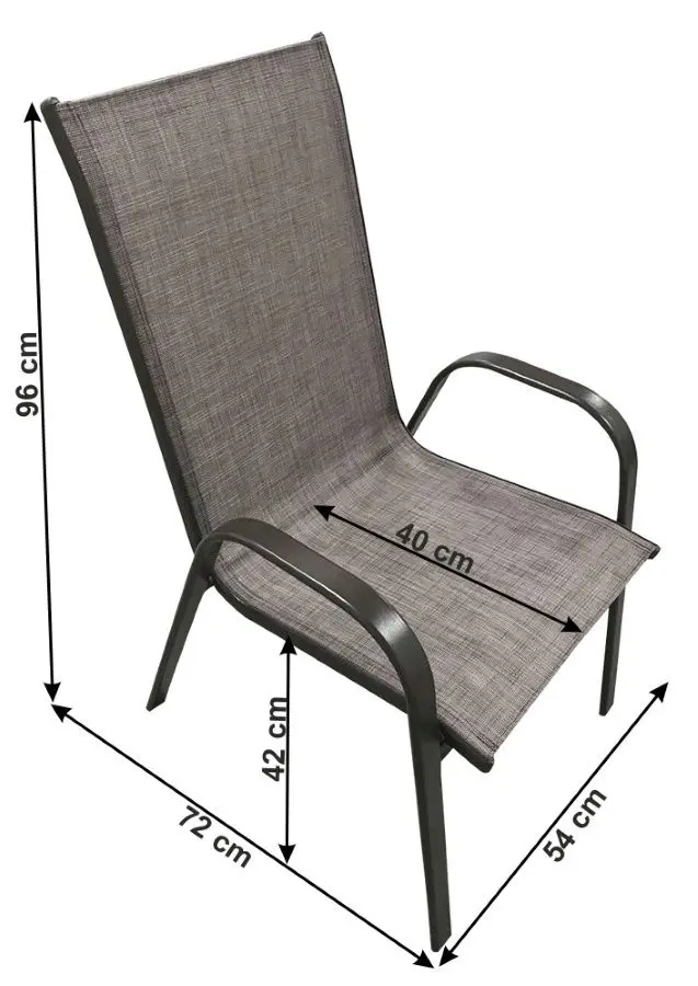 Scaun de gradina Mobhaus Aldera (Brown)