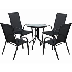 Садовый стул Mobhaus Aldera (Dark Gray/Black) Thumb