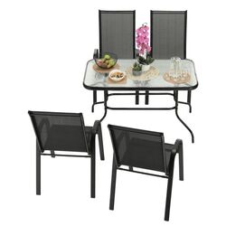 Садовый стул Mobhaus Aldera (Dark Gray/Black) Thumb