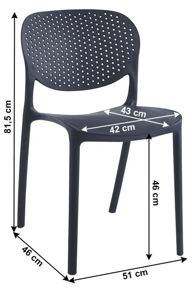 Scaun Mobhaus Fedra New (Black)