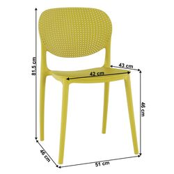 Scaun Mobhaus Fedra New (Yellow) Thumb