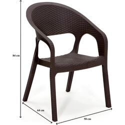 Scaun de gradina ModaLife Garden Rattan (Brown) Thumb