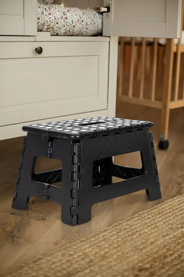 Taburet pliabil Modern Home PJJFS001-C (Black)